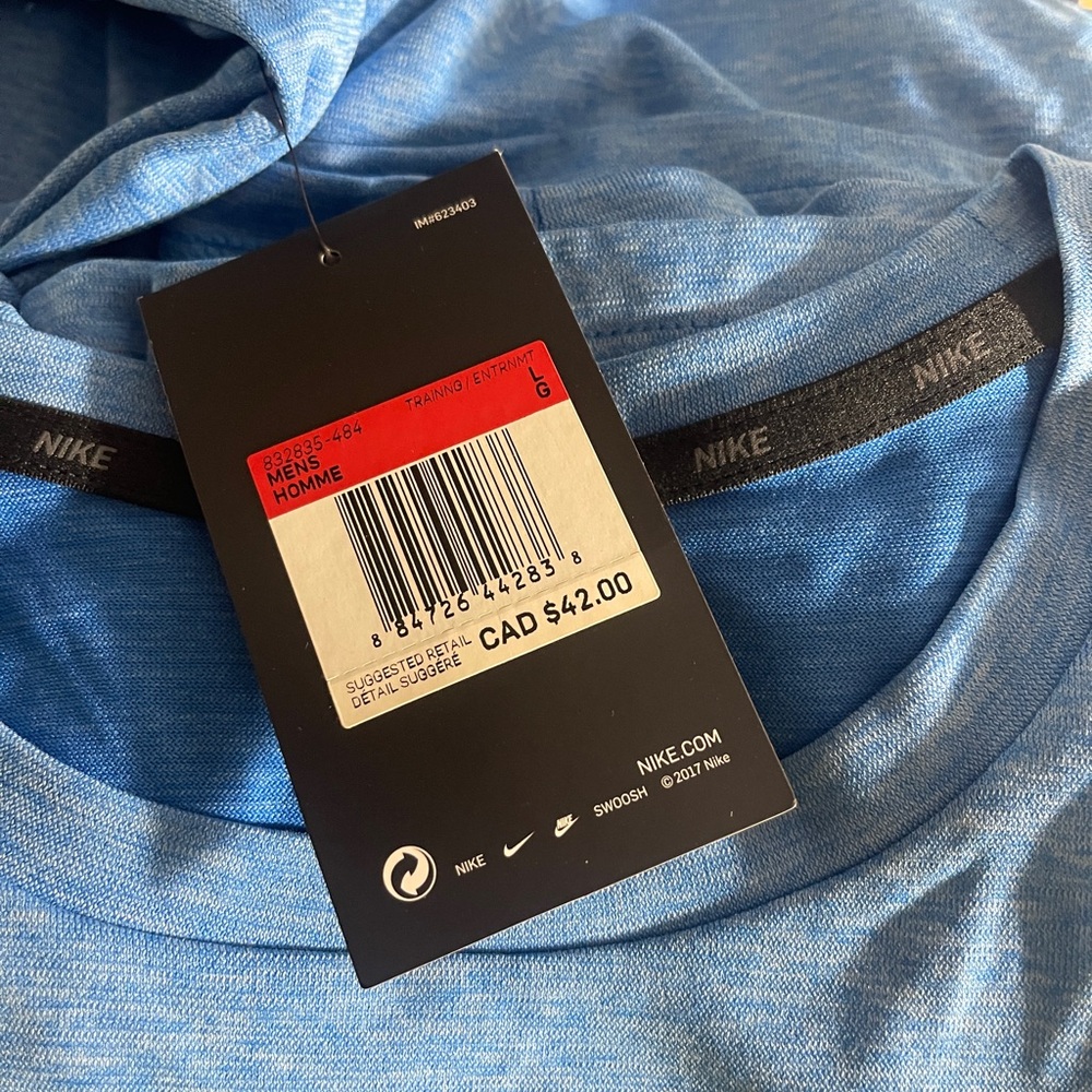 (New with tag) Nike DriFit Workout - Running Extra Light Shirt